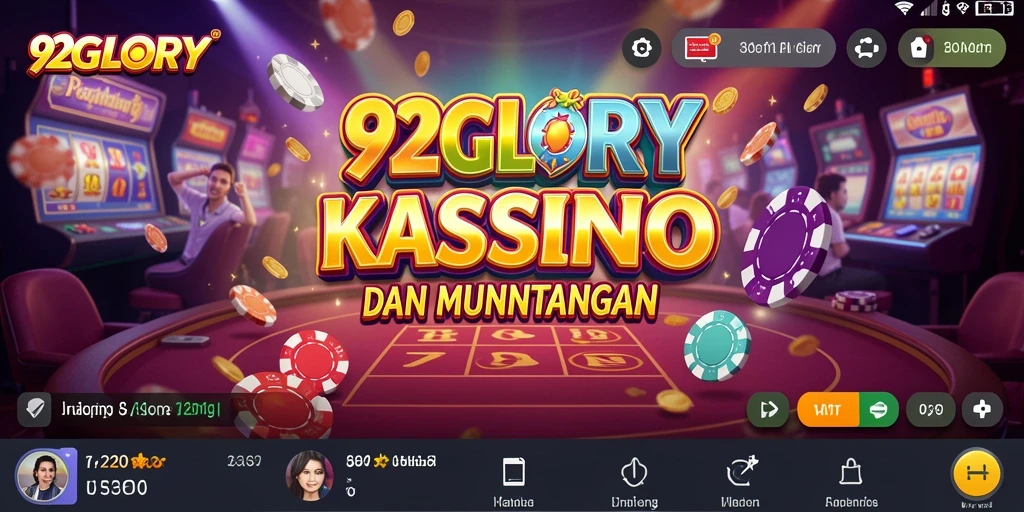 Gameplay menarik di 92GLORY dengan berbagai pilihan permainan Kasino.