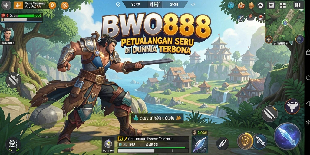 Tampilan gameplay BWO888 di dunia Open World yang luas dan menakjubkan.