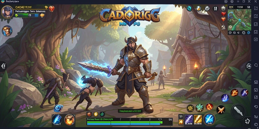Tampilan gameplay seru di dunia MMORPG CADAS138.