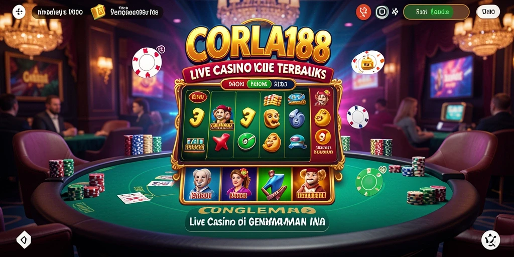 Tampilan gameplay Live Casino yang menarik dan interaktif di CORLA188.