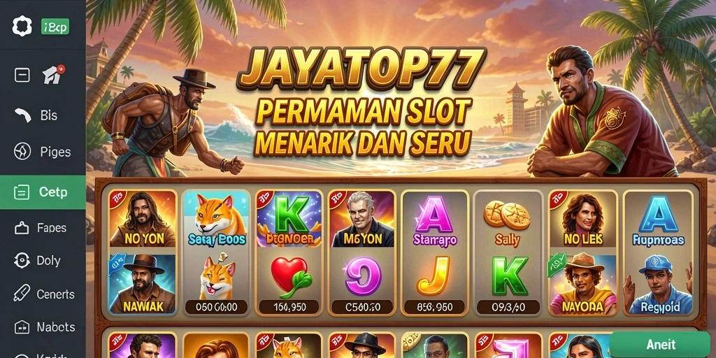 Tampilan gameplay JAYATOP77 dengan berbagai fitur slot menarik.