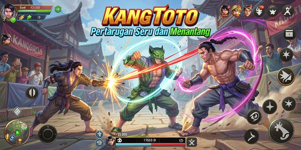 Tampilan screenshot gameplay KANGTOTO yang mendebarkan.