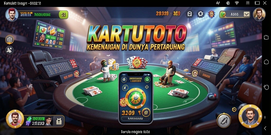 Tampilan gameplay KARTUTOTO yang menarik dan mendebarkan.