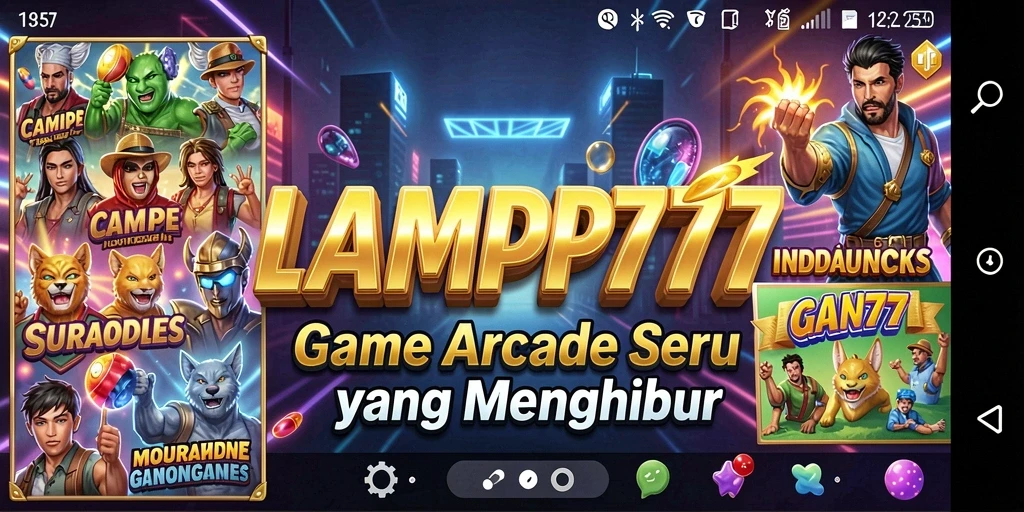 Screenshot gameplay LAMPU777 menampilkan aksi seru dalam permainan Arcade.
