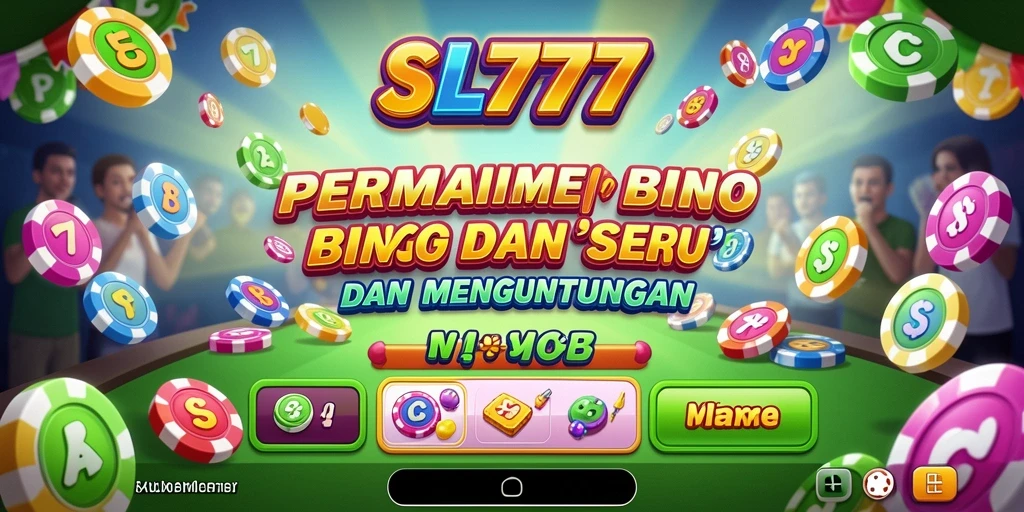 Tampilan gameplay Bingo yang menarik dan penuh warna di SL777.