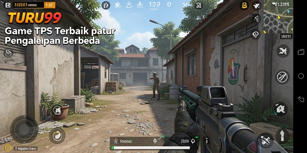 Screenshot gameplay TURU99 menampilkan aksi pertarungan seru.