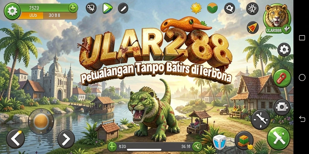 Tampilan gameplay ULAR288 di dunia terbuka yang luas dan menakjubkan.