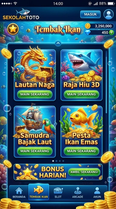 Halaman kategori aplikasi di sekolahtoto yang terorganisir dengan baik.